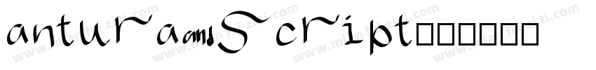 antura script字体转换